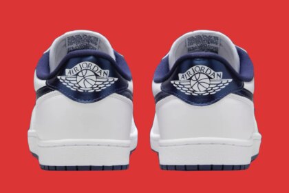 Air Jordan 1 Low ’85 “Metallic Navy” Receives Complete Photos