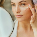 woman using BLITHE Pressed Serum Tightening Cream